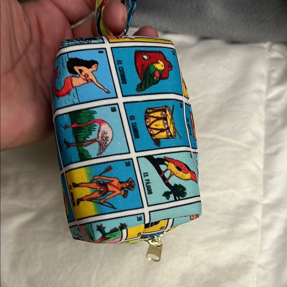 Colorful Lotería Print Pouch - Picture 2 of 10